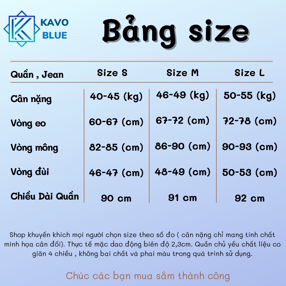 Quần Bò Nữ Dáng Lỡ KAVO BLUE BL38-02