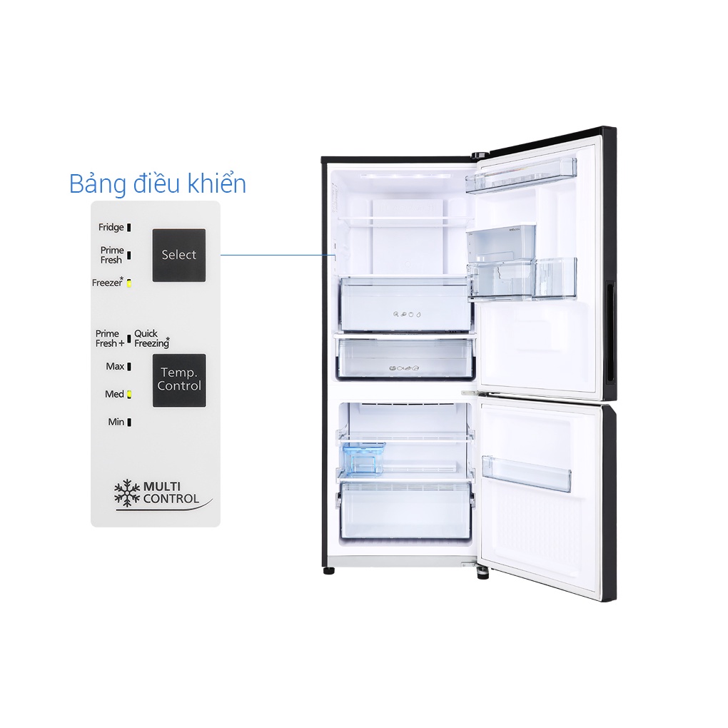 Tủ lạnh Panasonic Inverter 255 lít NR-BV280WKVN 2020-dienmaytonkho