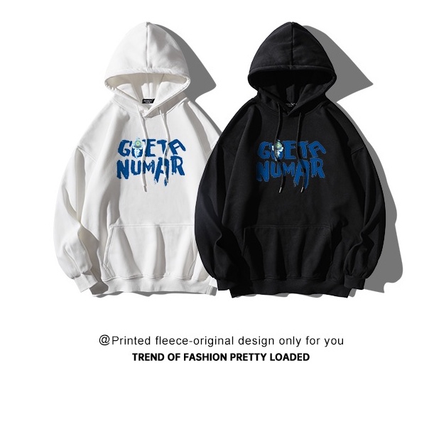 Áo Hoodie Mũ Trùm Đầu Phối Chữ Ngực Thư Pháp Bản Lớn - Nỉ Ngoại Siêu Dày Dặn Phong Cách GAREM Trẻ Trung Năng Động 2022