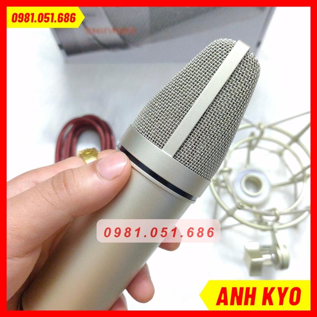 Mic thu âm AQTA U87, MICRO THU ÂM 5V AQ U87-MA, Hát Livestream, Hát Karaoke