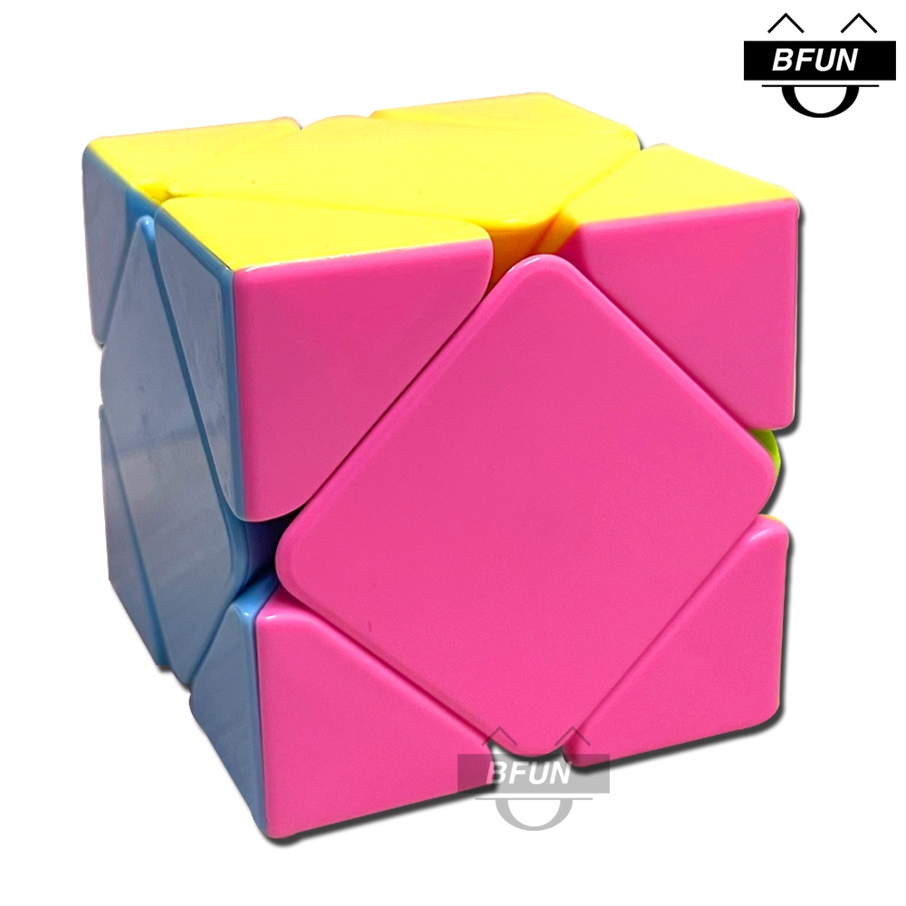 Rubik Biến Thể SKEWB (MẶT HỒNG) Không Viền - Khối Rubik Xoay Trơn Mượt Đồ Chơi Cho Bé Phát Triển Thông Minh Trí Tuệ BFUN