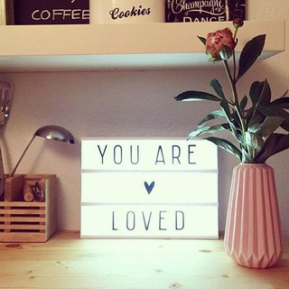 Hộp đèn gắn Chữ cái - Size A4 (Alphabet Cinema Lightbox)