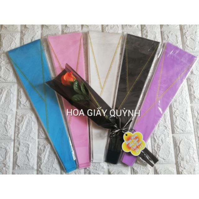 TÚI GÓI HOA 1 BÔNG- xấp 50 túi