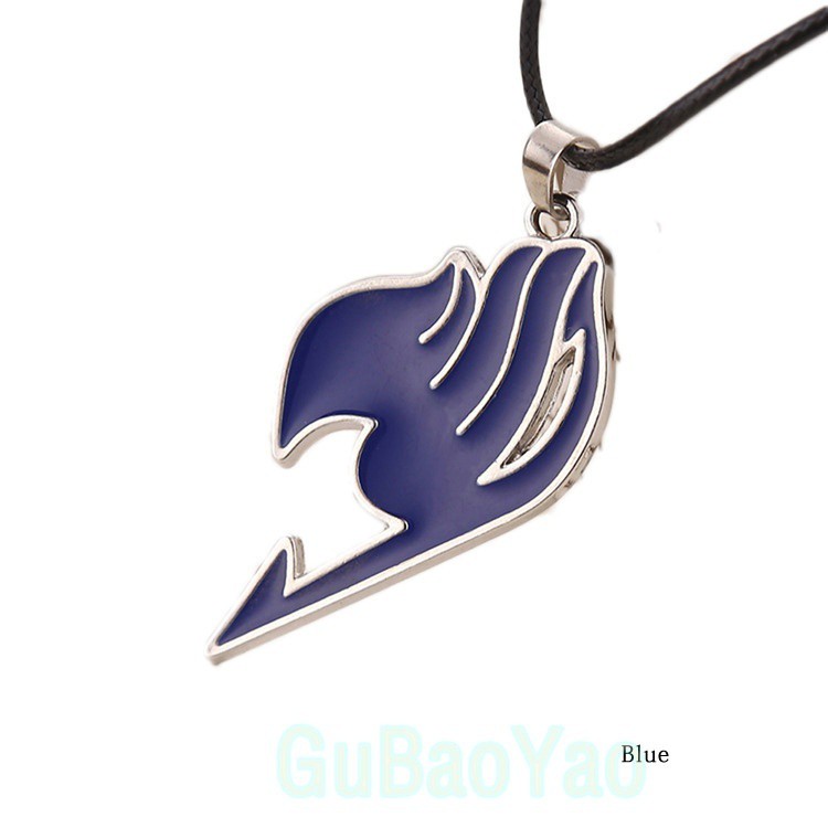 Vòng cổ mặt hợp kim hình biểu tượng anime Fairy Tail gồm 4 màu thời trang tùy chọn