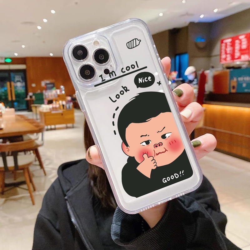 Ốp lưng iphone Ốp điện thoại SUNTAIHO TPU mềm chống sốc thích hợp cho iPhone 11 Pro 13 Pro Max 12 Pro Max XS Max XS XR 7 8 Plus