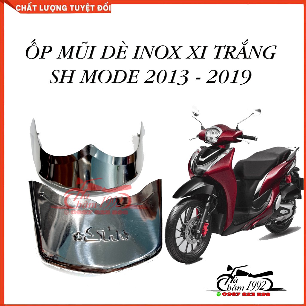 🌵 Ốp (Bọc) Mũi Dè Trước , Sau Inox SH Mode 2013 - 2019 🌵