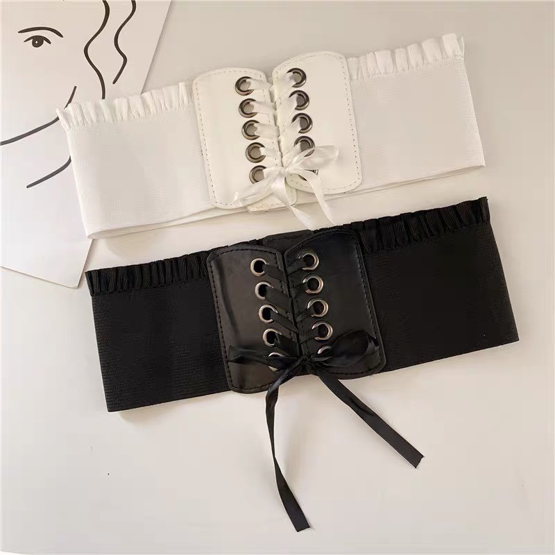 [ CÓ SẴN - FULLSIZE] Corset đai váy freesize khóa bấm Belt corset chun điệu cho nàng