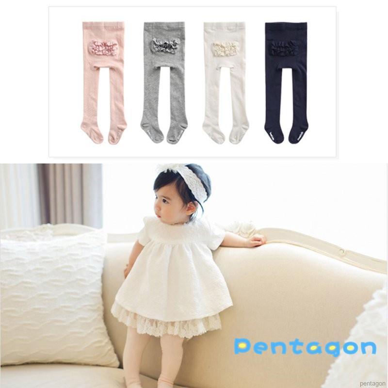 Quần Tất Chất Liệu Cotton Hoạ Tiết Chấm Bi Xinh Xắn Cho Bé