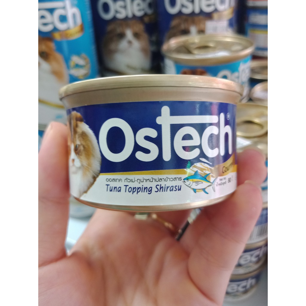 Pate Cho Mèo - Ostech Lon 80gr và 400gr