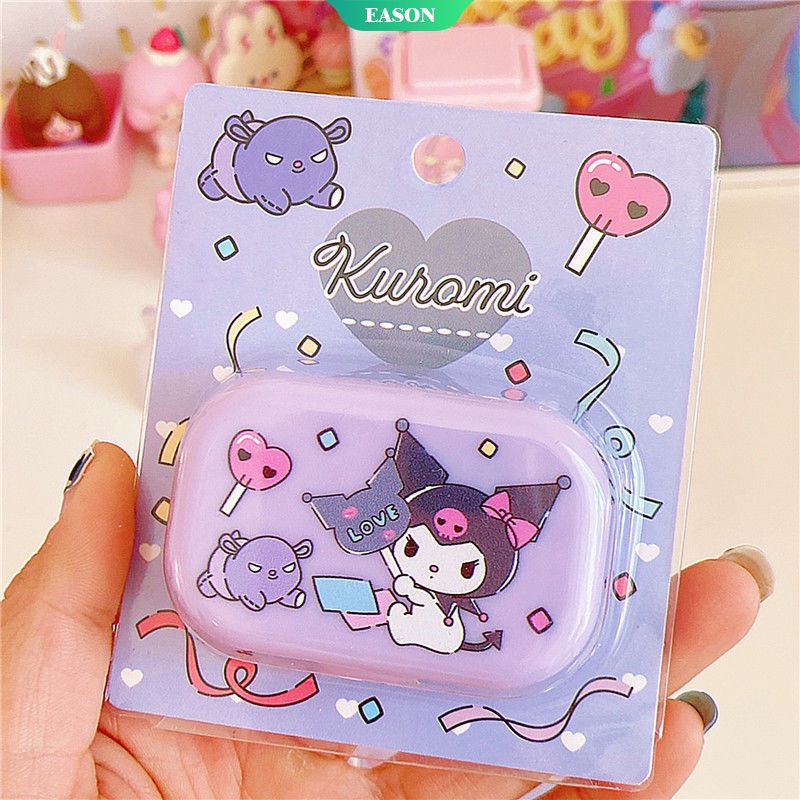 SANRIO 2022 Hộp Đựng Kính Áp Tròng Mini Họa Tiết Melody /My Melody /Cinnamoroll Đáng Yêu Phong Cách Nhật Bản