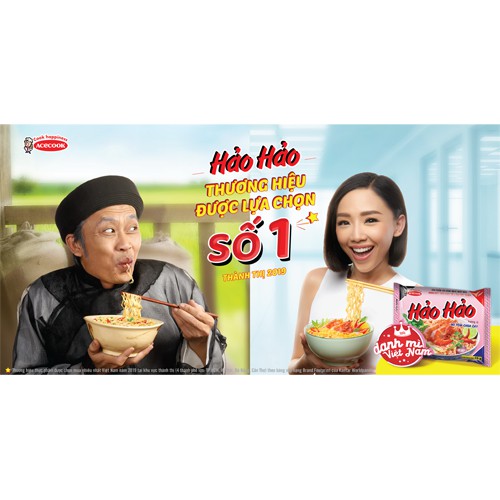 Thùng 30 mì Hảo Hảo vị Tôm Chua Cay 75g x 30 gói Acecook