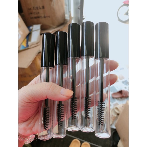 Vỏ Mascara 12ml, chiết mỹ phẩm, dầu dừa chuốt mi