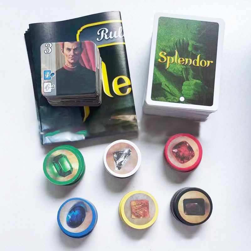 Bộ trò chơi Board Game Splendor phiên bản tiếng Anh cho gia đình