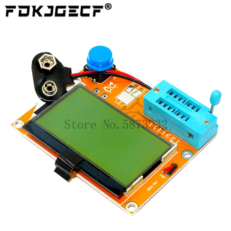 Thiết Bị Kiểm Tra Bóng Bán Dẫn Màn Hình LCD LCR-T4 Mega328 M328 ESR MOS PNP