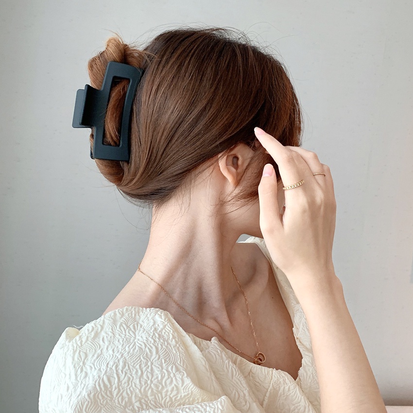 Kẹp gắp tóc màu đen thời trang Hàn Quốc cho nữ