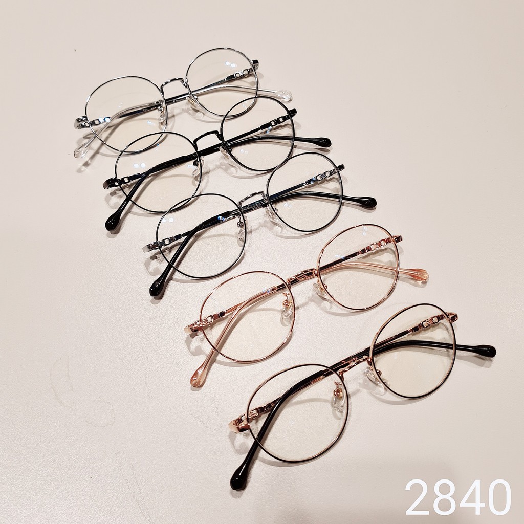 Gọng kính giả cận nữ Lilyeyewear mắt tròn TITANIUM dẻo thanh mảnh nhẹ nhàng 2840 | BigBuy360 - bigbuy360.vn