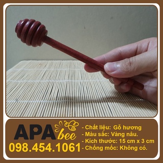 Que_Cây_Thìa gỗ lấy_khuấy mật ong, ăn cơm APABEE