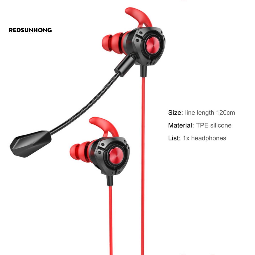 Tai Nghe Nhét Tai RSH.z 3.5mm Giảm Tiếng Ồn Thông Minh Phong Cách Thể Thao