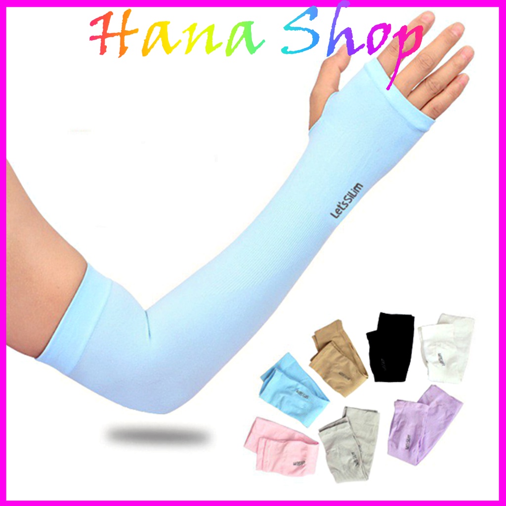 [CHẤT LƯỢNG CAO] Gang tay chống nắng Xỏ Ngón Let Slim Hàn Quốc cao cấp, Chống tia UV 95% cho cả Nam và Nữ, dày dặn.