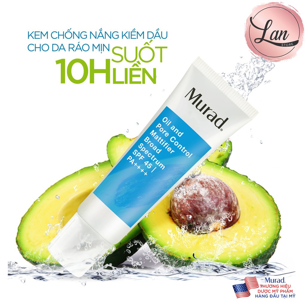 Kem chống nắng Murad Oil and Pore Control Mattifier SPF 45 PA++++50ml