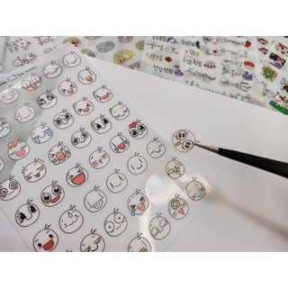Set stickers trang trí sổ
