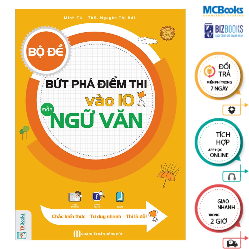 Sách - Bộ Đề Bứt Phá Điểm Thi Vào 10 Môn Ngữ Văn