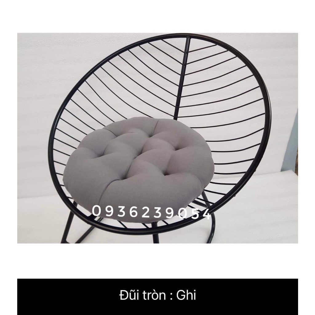 Đệm ngồi bệt hình tròn Vải đũi chất liệu đẹp giá phải chăng