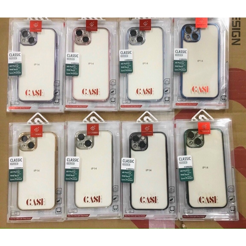 Ốp KST viền vuông si màu crome ip14/ ip14 max/ ip14 pro/ ip14pro max