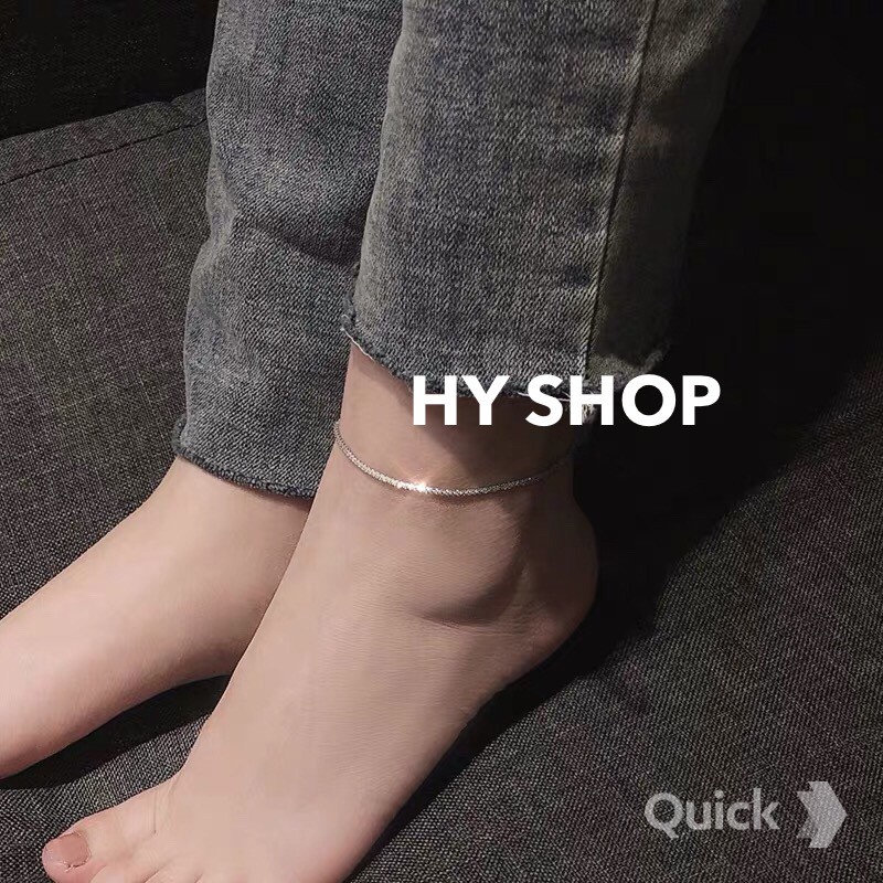 lắc chân dây trơn xoắn nhỏ xi bạc - lắc chân nữ xi bạc S925 xinh xắn | BigBuy360 - bigbuy360.vn