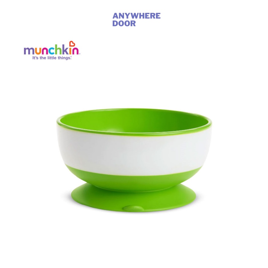 Bộ ba bát ăn chống đổ Munchkin cho bé ăn dặm