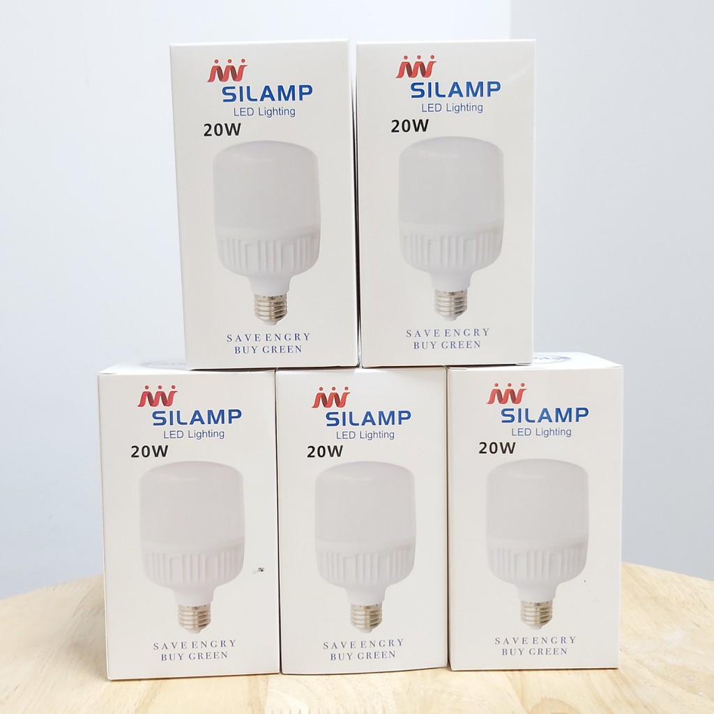 COMBO 05 BÓNG ĐÈN LED 20W E27 BÚP LED 20W E27
