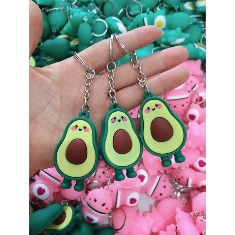 Móc khoá Trái bơ - khủng long