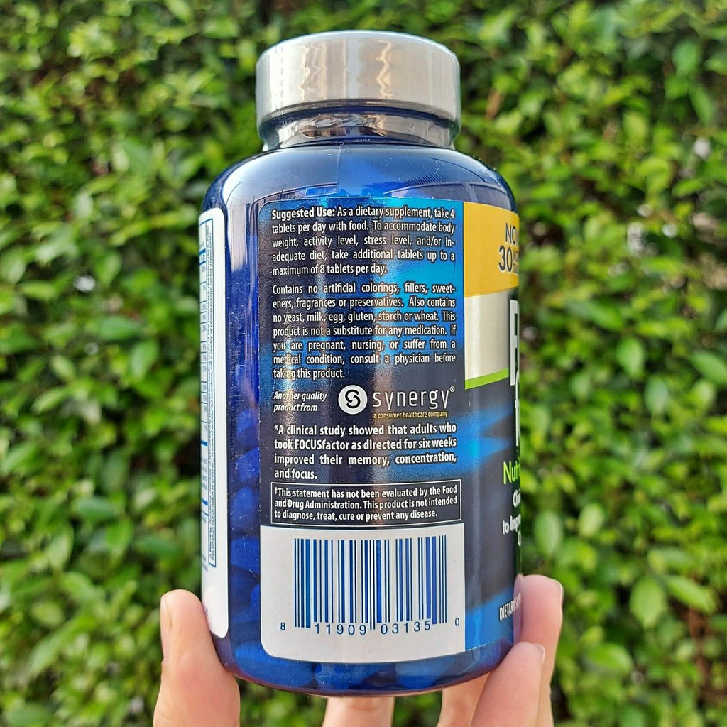 Viên Uống Bổ Não Focus Factor Nutrition For The Brain 180 viên - Mỹ