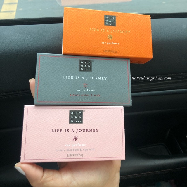 Nước hoa ô tô Rituals Life is Journey Car Perfume (Bill Anh)