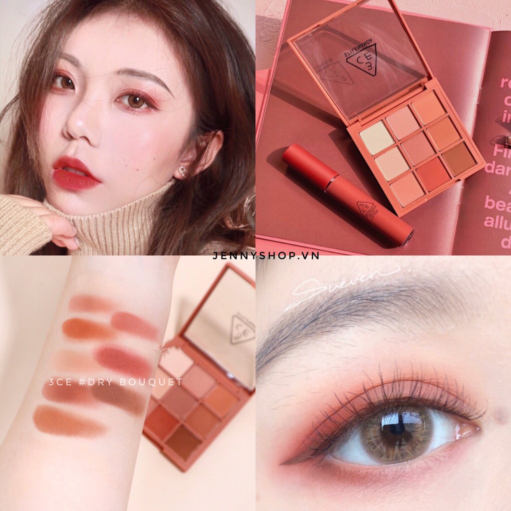 Bảng Phấn Mắt 9 Ô 3CE Multi Eye Color Palette