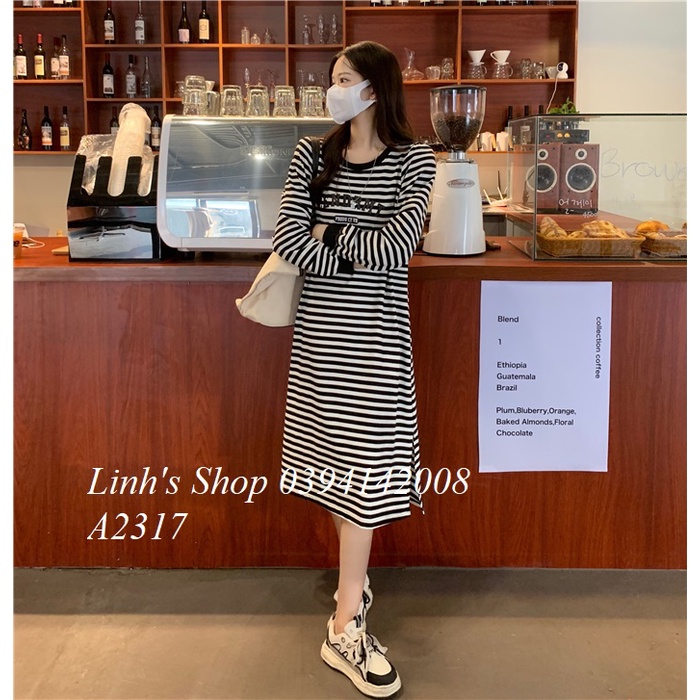 Váy Bầu Đầm Bầu NỈ A2317