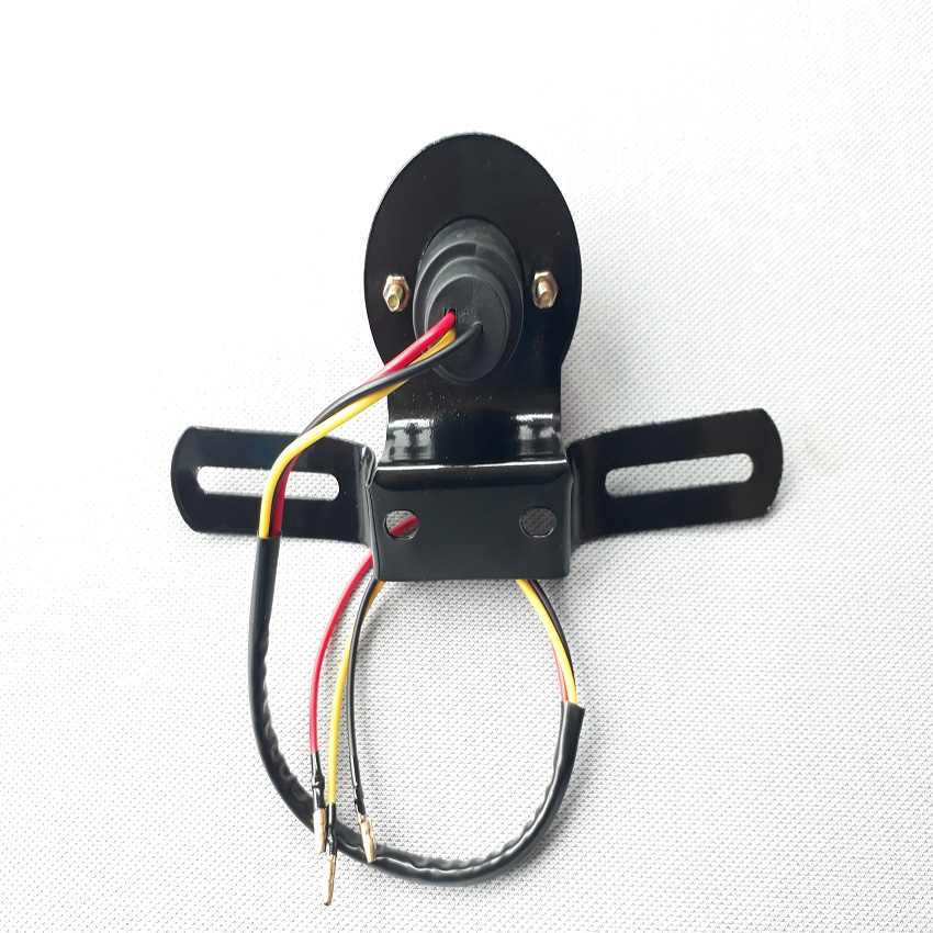 Đèn hậu tổ ong có kèm pad biển số đèn hậu độ classic Cafe Racer Tracker Win 67 Dream Cub và các loại xe