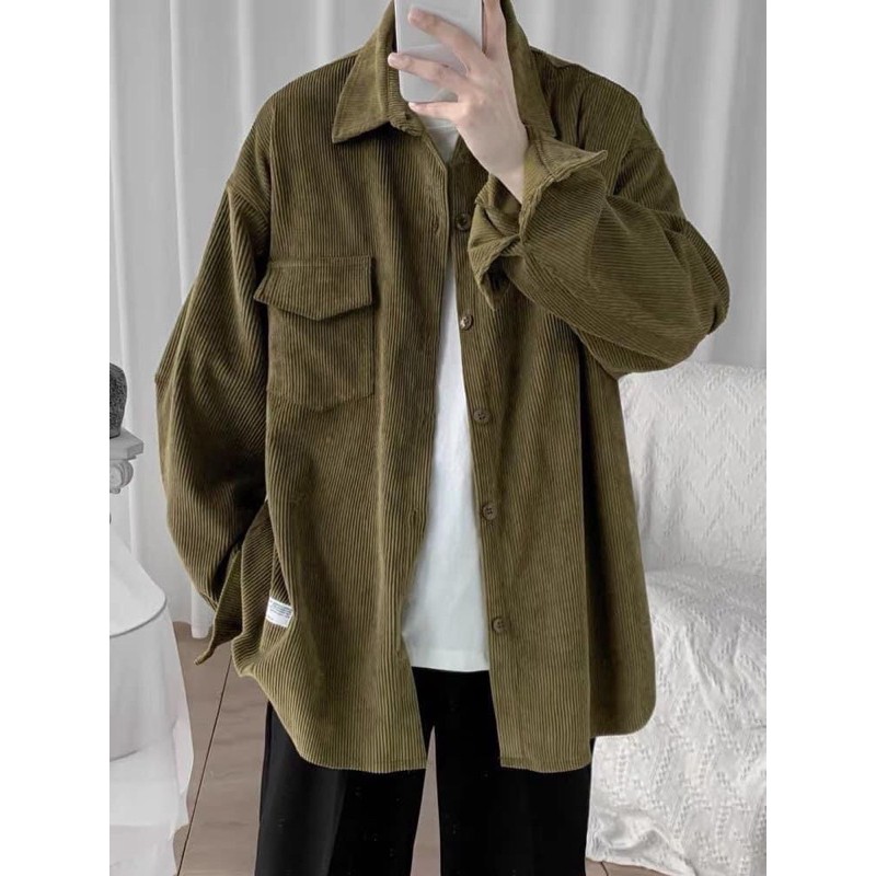 ÁO SƠMI NHUNG TĂM VINTAGE ( hình chụp thật ) | BigBuy360 - bigbuy360.vn