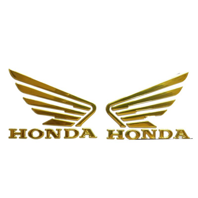 DECAL CÁNH CHIM HONDA- MÀU VÀNG