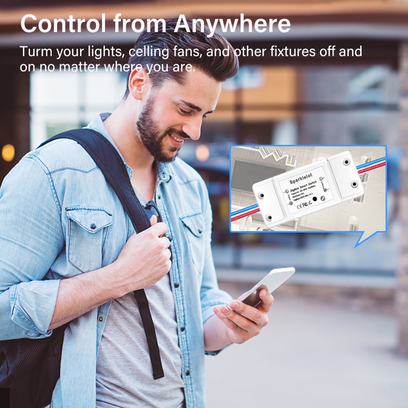 Zigbee3.0 Công Tắc Đèn Thông Minh Bộ Ngắt Thông Dụng 10a Bộ Hẹn Giờ Ứng Dụng Điều Khiển Từ Xa Không Dây Hoạt Động Với Alexa Google Home Prettyhat