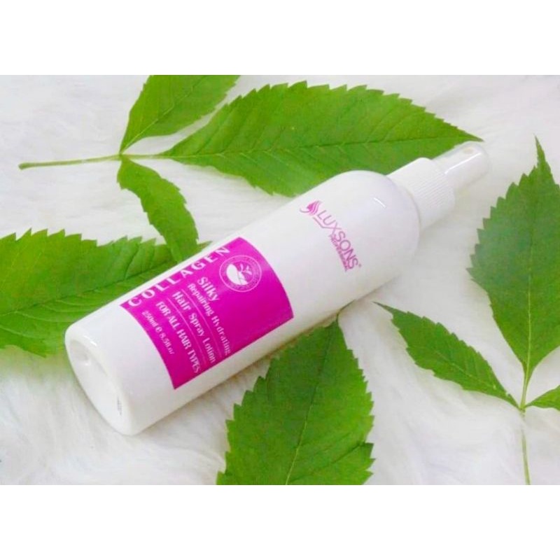 Xịt dưỡng tóc chuyên nghiệp! # LUXSONS ( silky collagen & keratin)...250ml