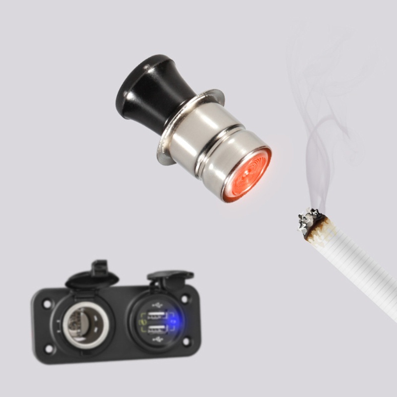 Giá Đỡ Sạc Điện Thoại Trên Xe Hơi RV USB QC3.0 12-24V