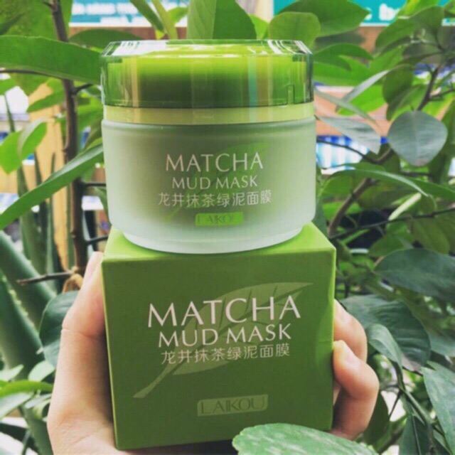 Mặt nạ bùn Matcha Mud Mask Laikou - Hủ 85g