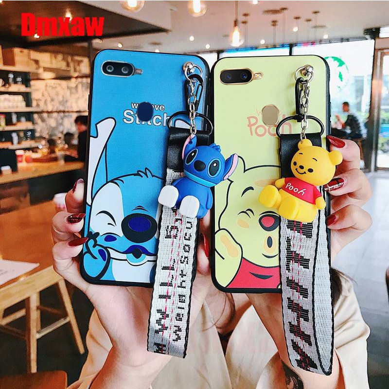 Set ốp điện thoại họa tiết hoạt hình cho OPPO A7 A5s F9 F7 F5 A73 A3s A3 K1 R15 R17 A83 A77 F3 F1s A57 A37 F1 Plus