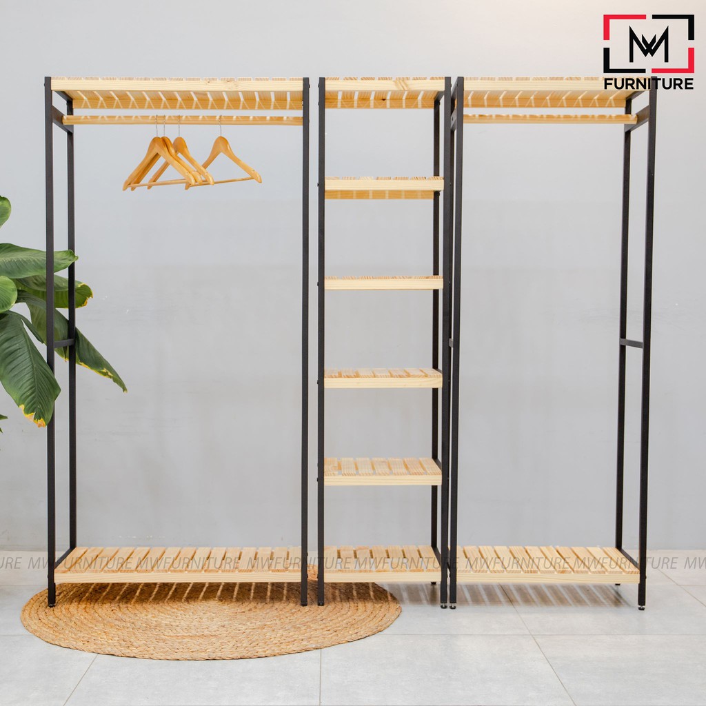 KỆ TRANG TRÍ KHUNG SẮT 6 TẦNG ĐA NĂNG - IRON SHELF 6F | BigBuy360 - bigbuy360.vn