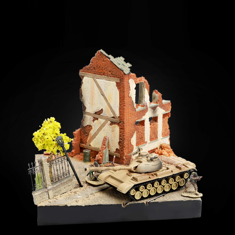 Set 8 Mô Hình Lắp Ráp Xe Tăng 4D WW2 Tỉ Lệ 1: 72