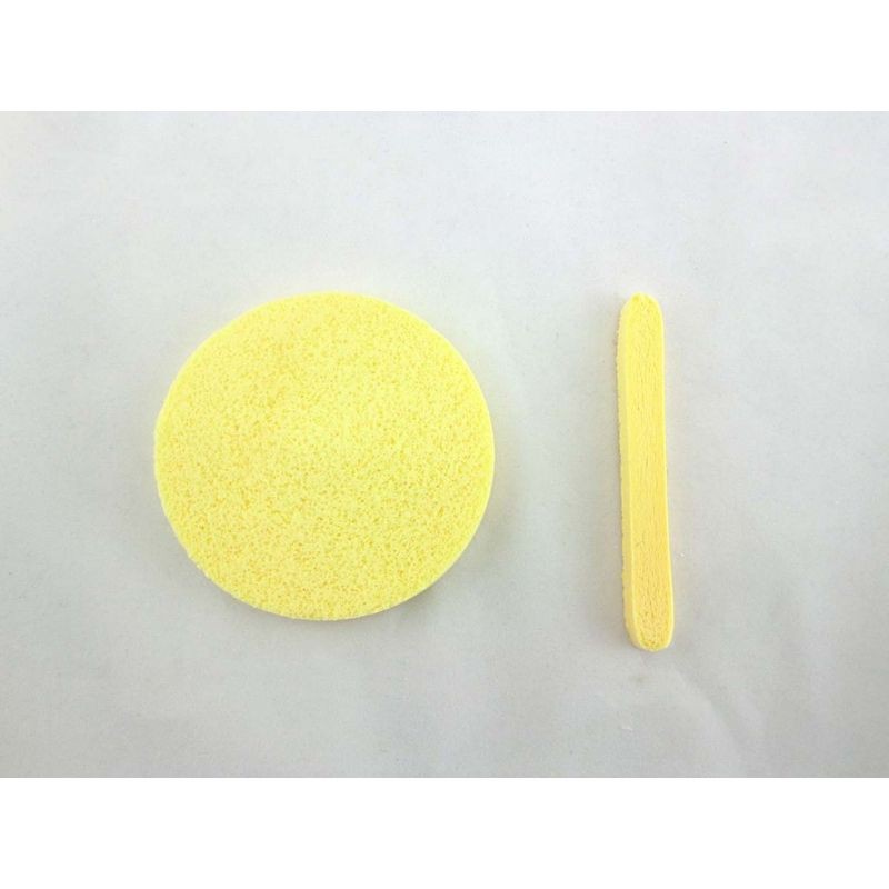 2 bông nở rửa mặt bọt biển