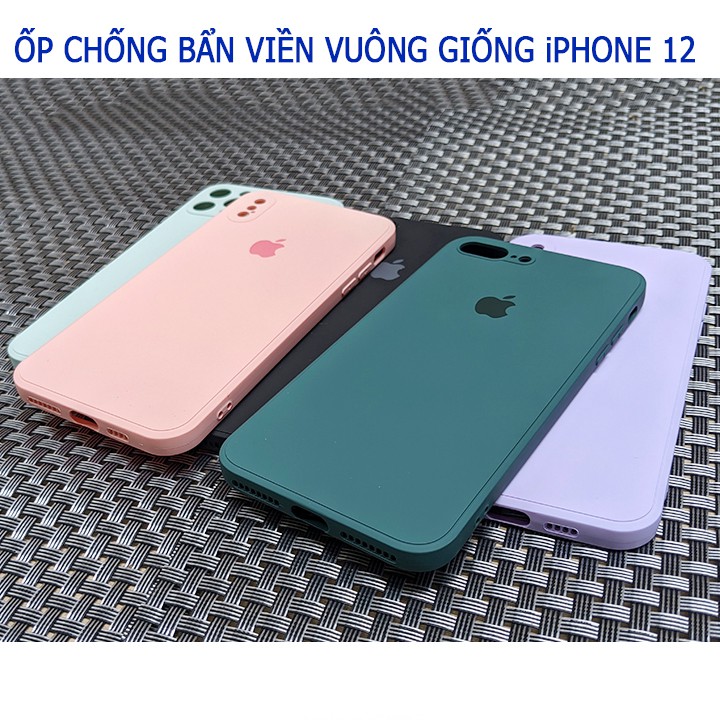 [ỐP FULL VIỀN] Ốp chống bẩn iPhone 6S - iPhone 6S Plus - nhựa dẻo - Có lót nhung bên trong - Ốp lưng iP6P siêu bền | BigBuy360 - bigbuy360.vn