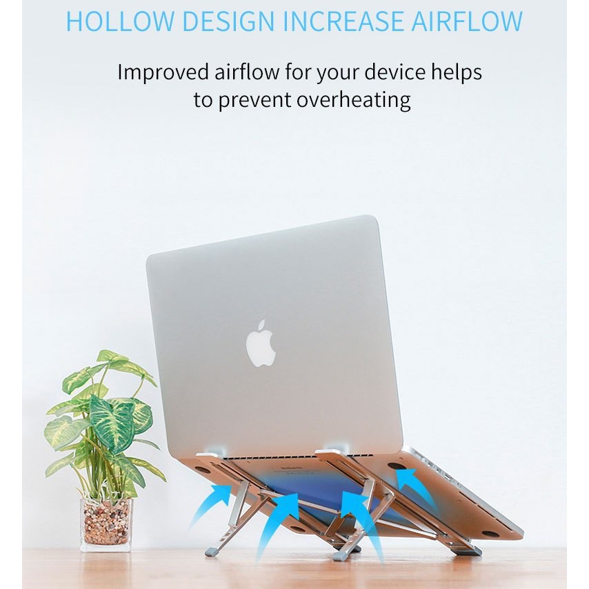[Mã ELHAMS5 giảm 6% đơn 300K] Giá đỡ tản nhiệt HyperStand Folding Alumium cho Macbook, Laptop