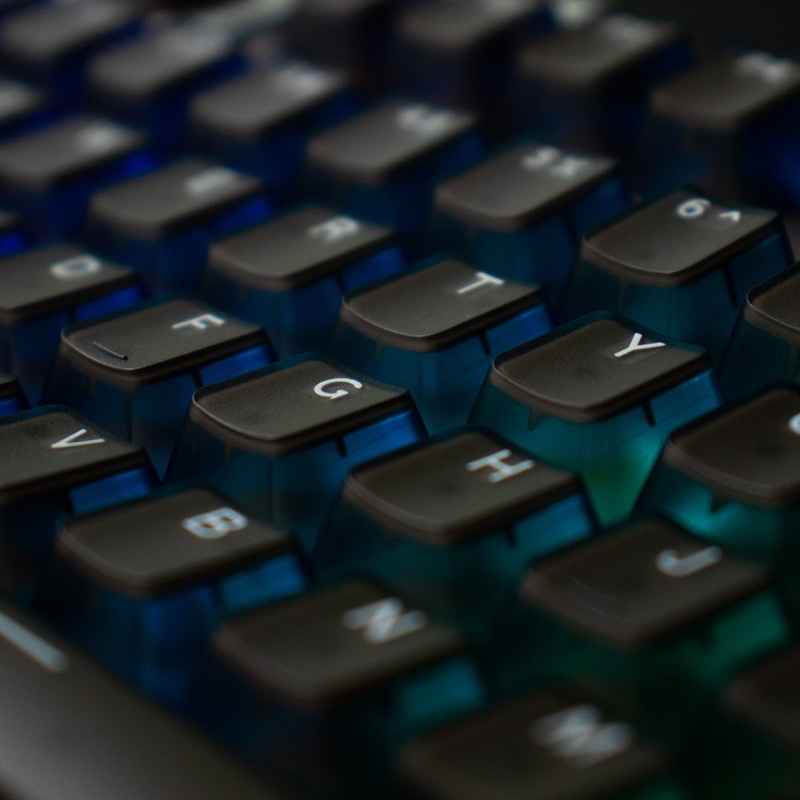 Keycap CYBER GLACIER OEM Profile chất liệu ABS double shot dùng trên nhiều layout bàn phím cơ - Polabe Store